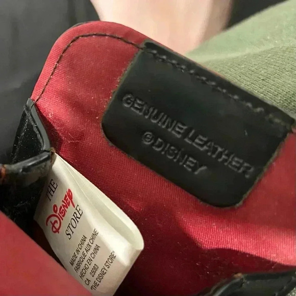 Vintage Mickey Mouse Disney Parks Store Leather Cell Phone Pouch Case Holder - Picture 6 of 11